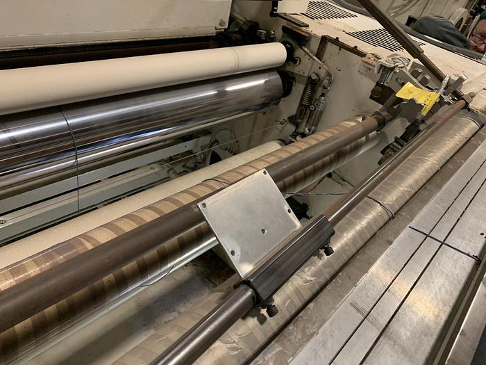 Used 62" TITAN MODEL SR5 CANTILEVERED DUPLEX SLITTER REWINDER 24" OD REWIND