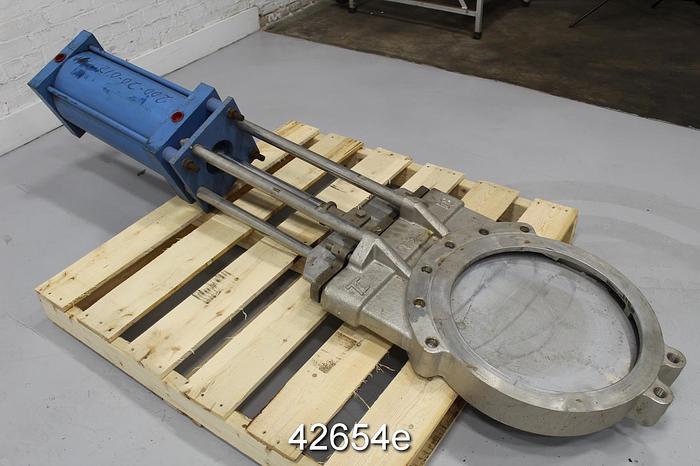 Unused True Line 18" Air Operated Knife Gate Valve #42654