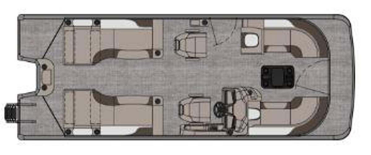 2026 Tahoe Pontoons 2385 LTZ Quad Lounger Shift