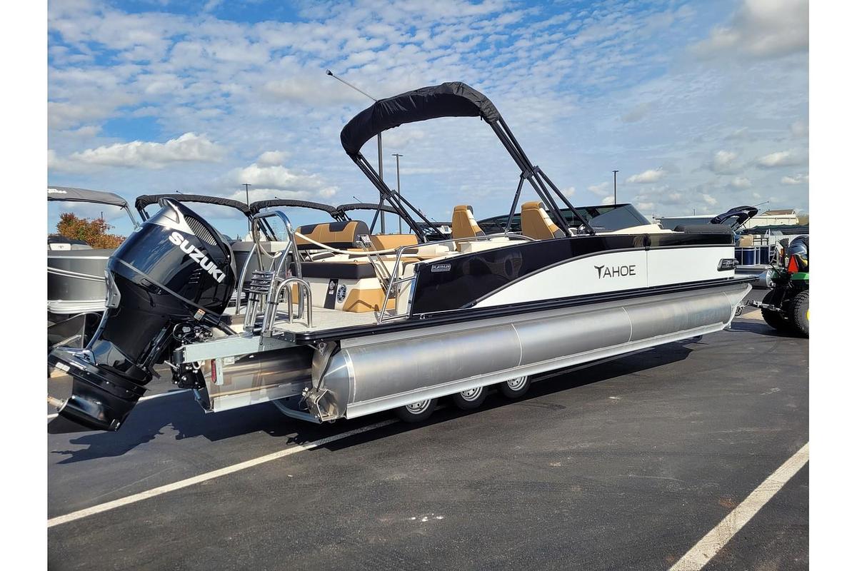 2025 Tahoe Pontoons 2585 Cascade Cruise Rear Bench Windshield 25" WG