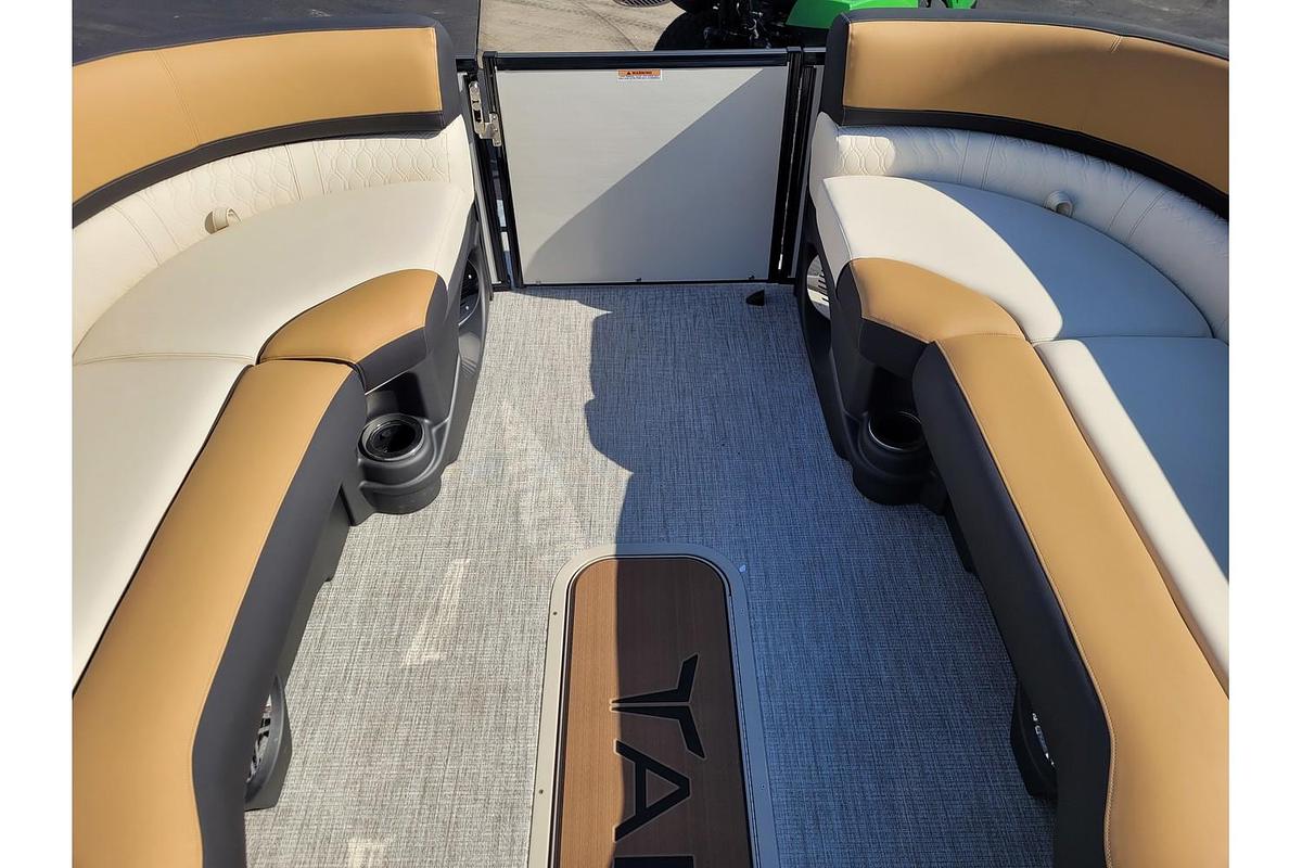 2025 Tahoe Pontoons 2585 Cascade Cruise Rear Bench Windshield 25" WG