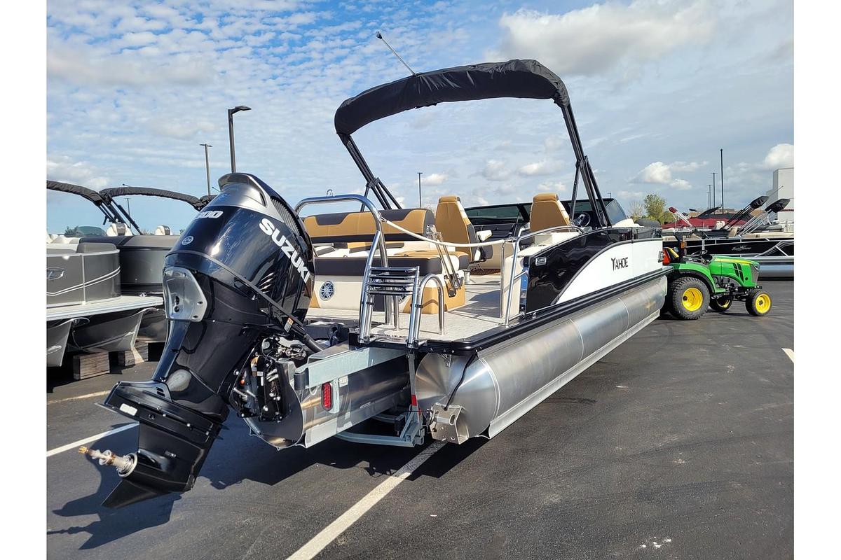 2025 Tahoe Pontoons 2585 Cascade Cruise Rear Bench Windshield 25" WG