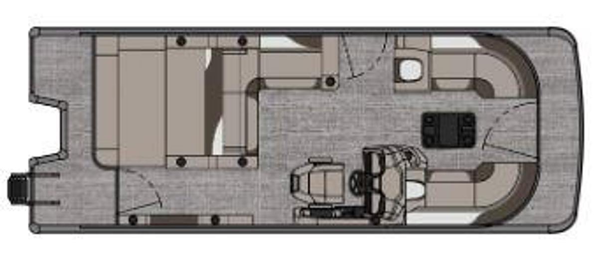 2026 Tahoe Pontoons 2385 LTZ Versatile Rear Lounger SP25