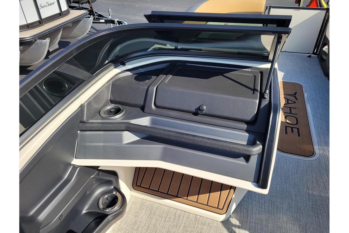 2025 Tahoe Pontoons 2585 Cascade Cruise Rear Bench Windshield 25" WG