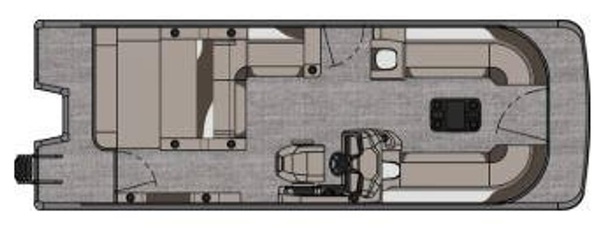 2026 Tahoe Pontoons 2585 LTZ Versatile Rear Lounger SP25