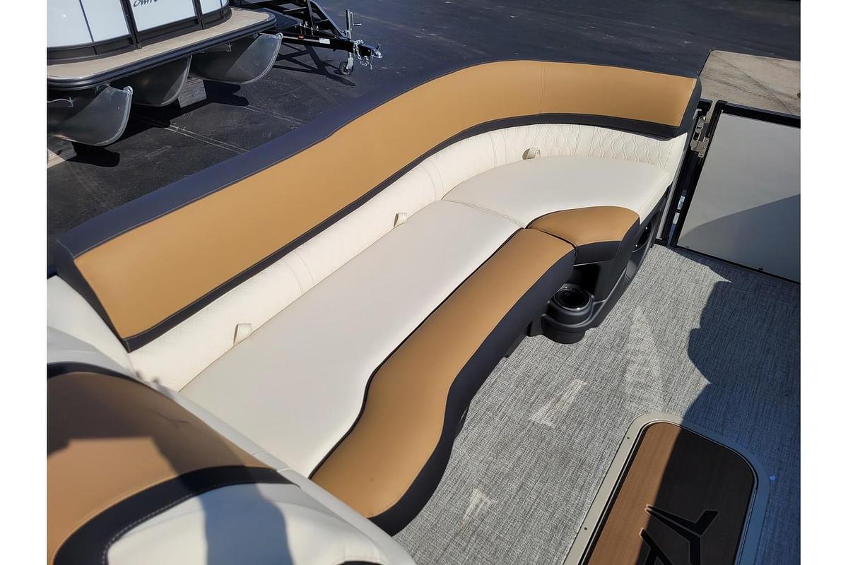 2025 Tahoe Pontoons 2585 Cascade Cruise Rear Bench Windshield 25" WG