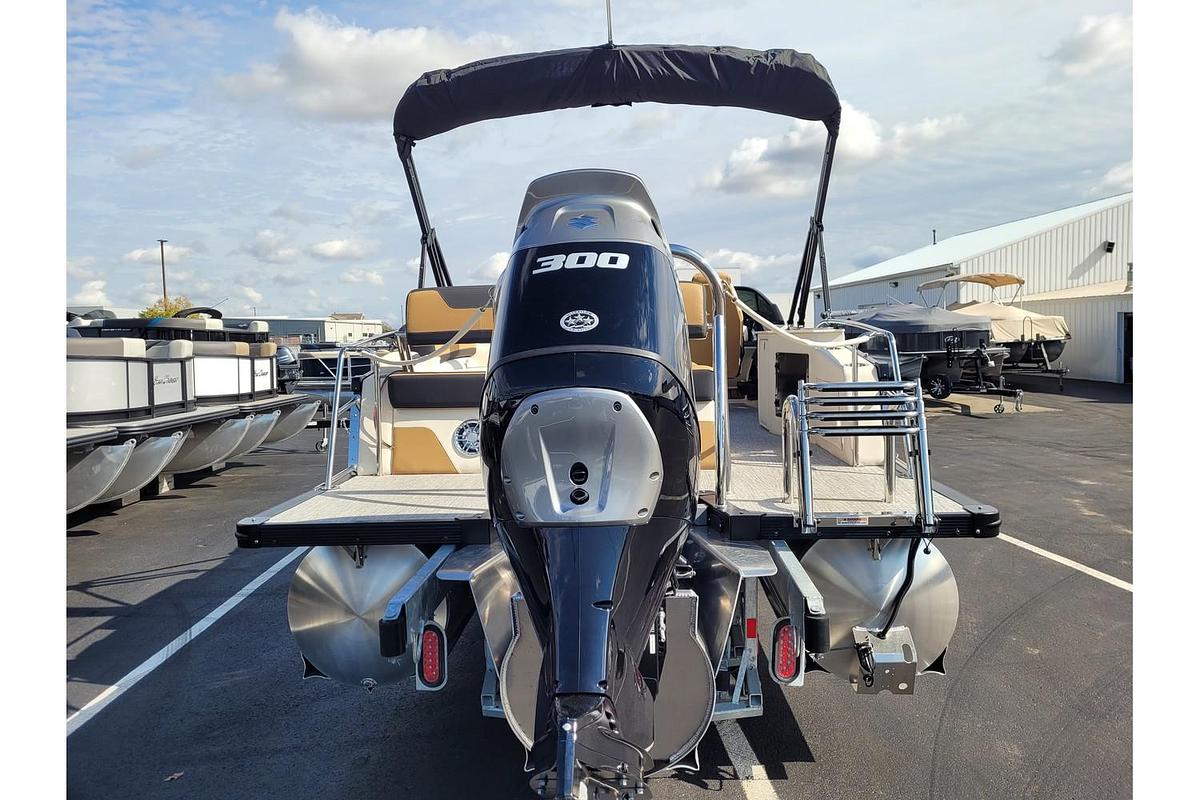 2025 Tahoe Pontoons 2585 Cascade Cruise Rear Bench Windshield 25" WG