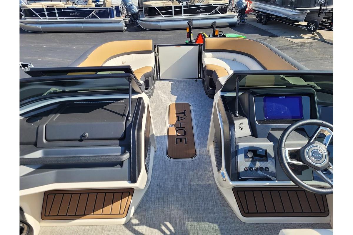 2025 Tahoe Pontoons 2585 Cascade Cruise Rear Bench Windshield 25" WG