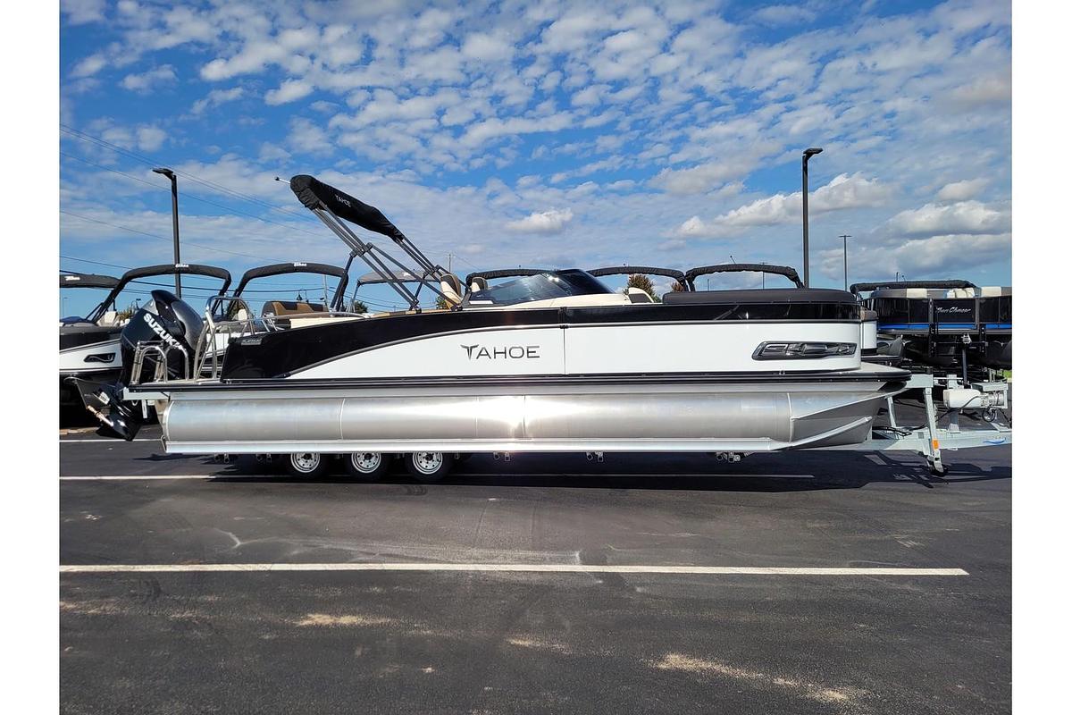 2025 Tahoe Pontoons 2585 Cascade Cruise Rear Bench Windshield 25" WG