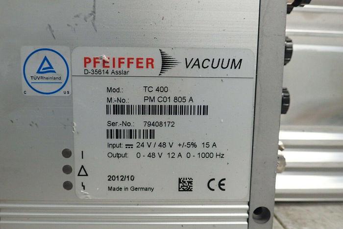 Used PFEIFFER SplitFlow 310 3P Agilent G2571-80410 Vacuum Pump with Controller TC 400