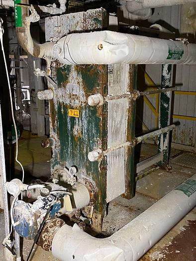 Used ALFA LAVAL A15-BFG S/S PLATE TYPE HEAT EXCHANGER SQ. FT. 1533.3