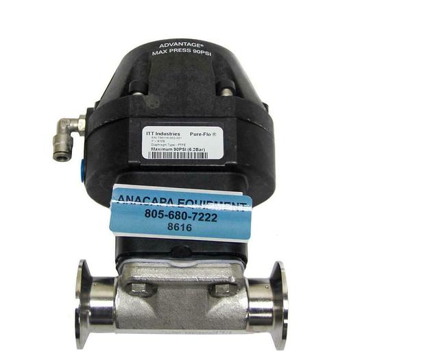 Used ITT Pure-Flo 1" A108 Advantage Actuator, 1-316L-RA20MAX-CWP150 (8616) W