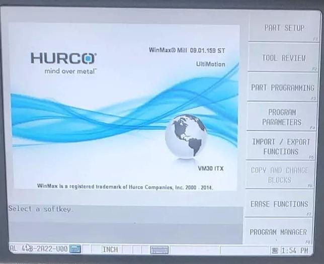 Used 2014 Hurco VM-30I