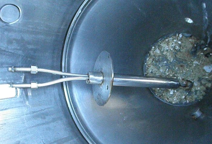 Used Dryer, Fluid Bed, Batch, 8" Dia, S/st, Steam Heated, Glatt, #S738279