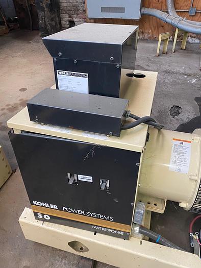 Used 2003 Kohler 30 kW LP Gas Generator Model: 50RZG