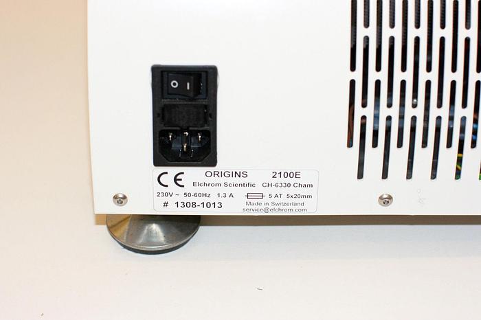 Used Elchrom Scientific ORIGINS Gel electrophoresis apparatus