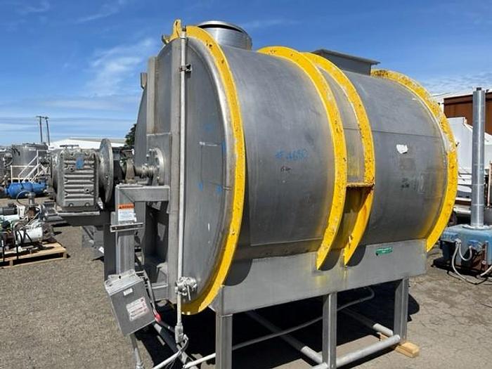 Used Fran Rica Stainless Steel Horizontal Tomato Pulp Storage Tank