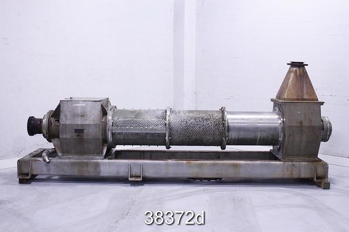 Used Thune SP45L Dewatering Screen Press, First Screen Segment 0.03125" Hole #38372