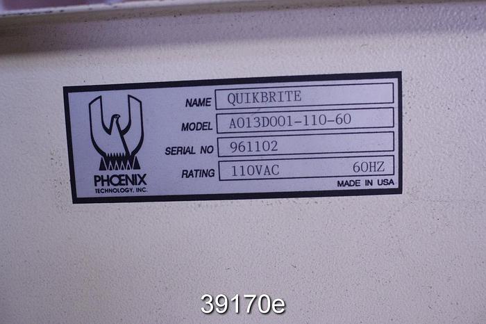 Used Phoenix QUIKBRITE A013D001-110-60 Brightness Tester #39170