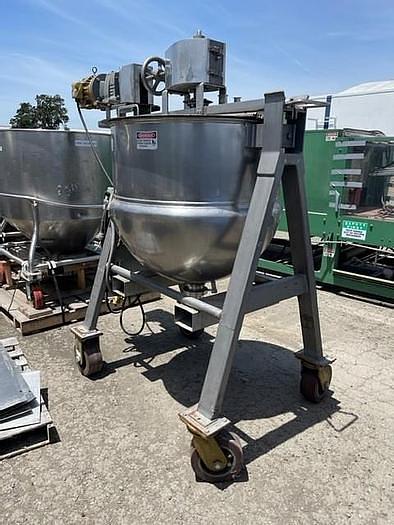 Used 125 GALLON DOUBLE MOTION KETTLE - S/S - JACKETED