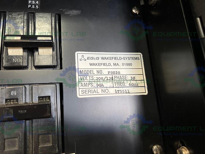 Used Power Ten Inc 3450D-4050, 3450D-10100, 3400d-7.5250 w/ Wakefield Utility Rack