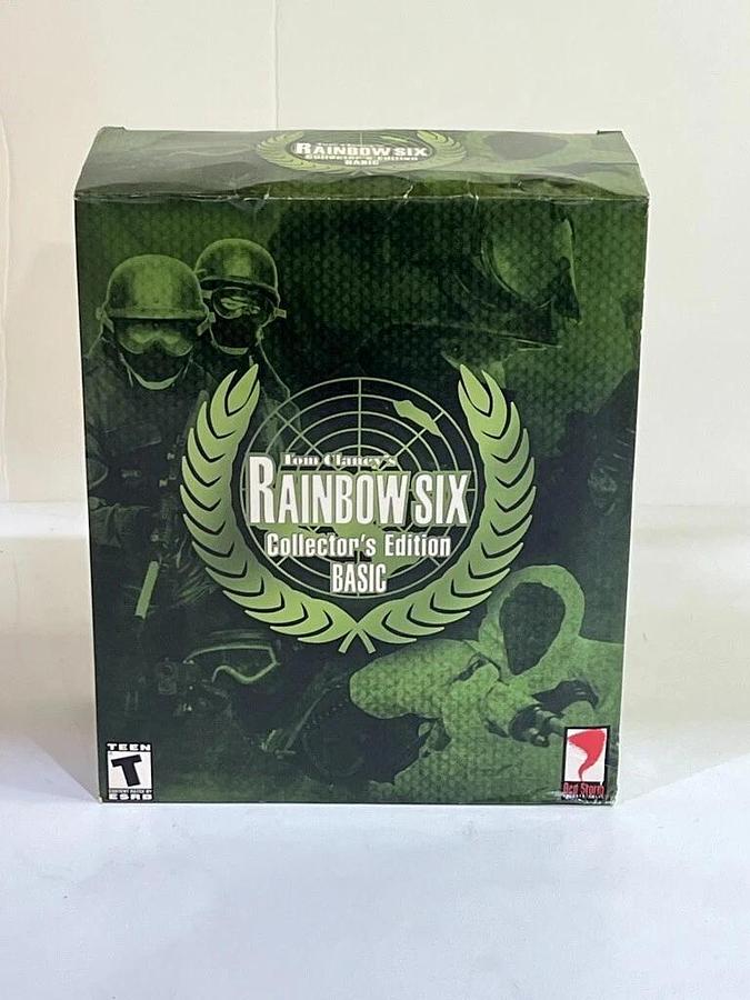 Used Retro PC Gaming Lot GB-VH750 Force Feedback Headphones, Rainbox Six, Ghost Recon