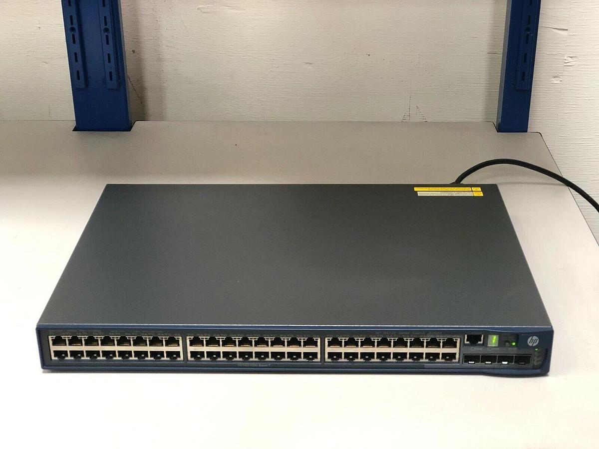 Used HP JE069A - A5120 EI Gigabit 48-Port Ethernet Switch w/ LSPM2SP2P Module & GBIC