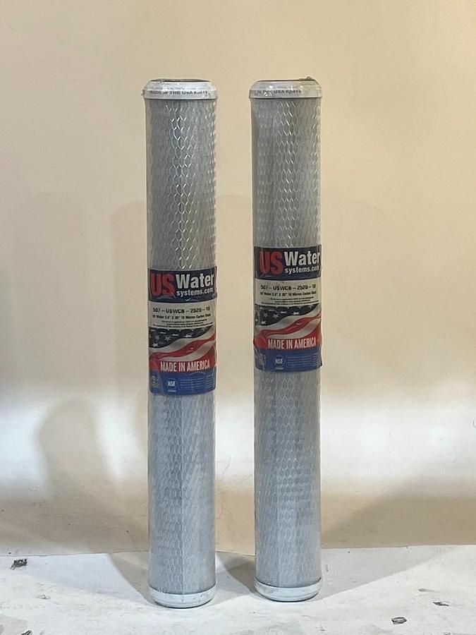 2 Pack: US Water Systems 2.5 x 20 Carbon Block Filter - 507-USWCB-2520-10