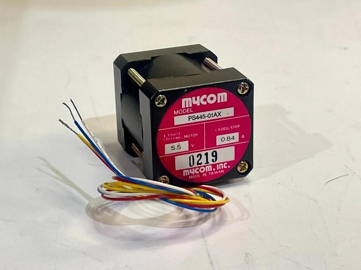 Mycom Nyden PS445-01AX 5.5 V 0.84 A 1.8 Deg / Step 4-Phase Stepper Motor