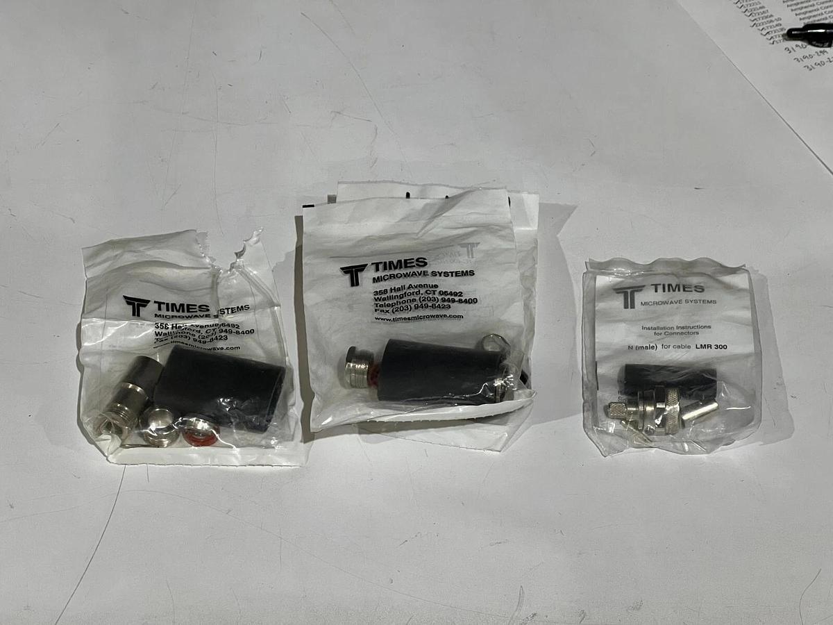COAX LOT - 27 RF Coaxial Connectors: Amphenol - Radiall - SV & Times Microwave