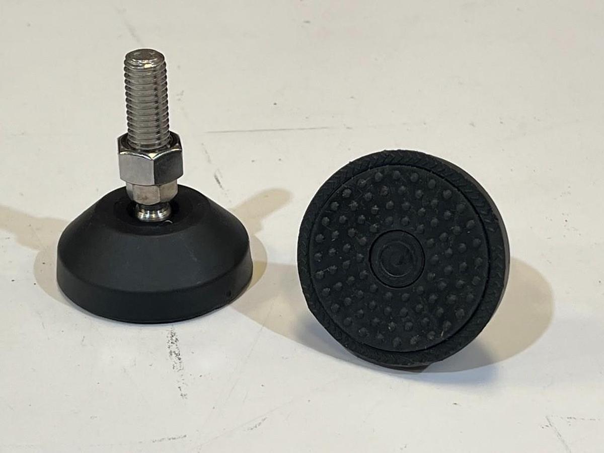 Used 270 Pieces Heavy Duty Industrial Equipment Leveling Feet 1/2"-13 Thread 2" Shaft