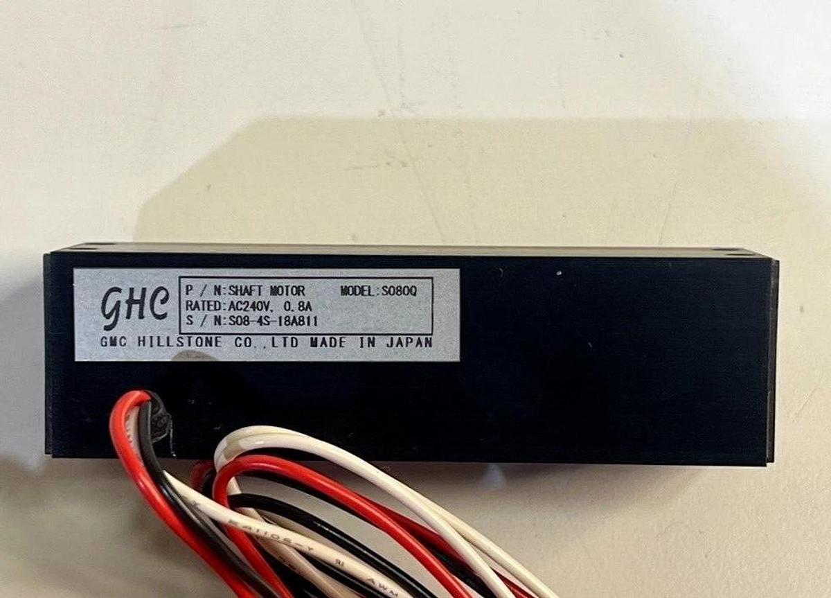 Used Lot of 4 GHC GMC Hillstone Co. Shaft Motor S080Q Series Linear Motors + 2 Shafts