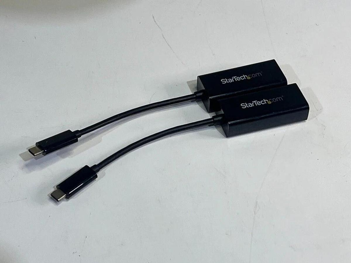 Lot of 2 StarTech Gigabit Ethernet to USB-C Adapter - StarTech.com US1GC30B