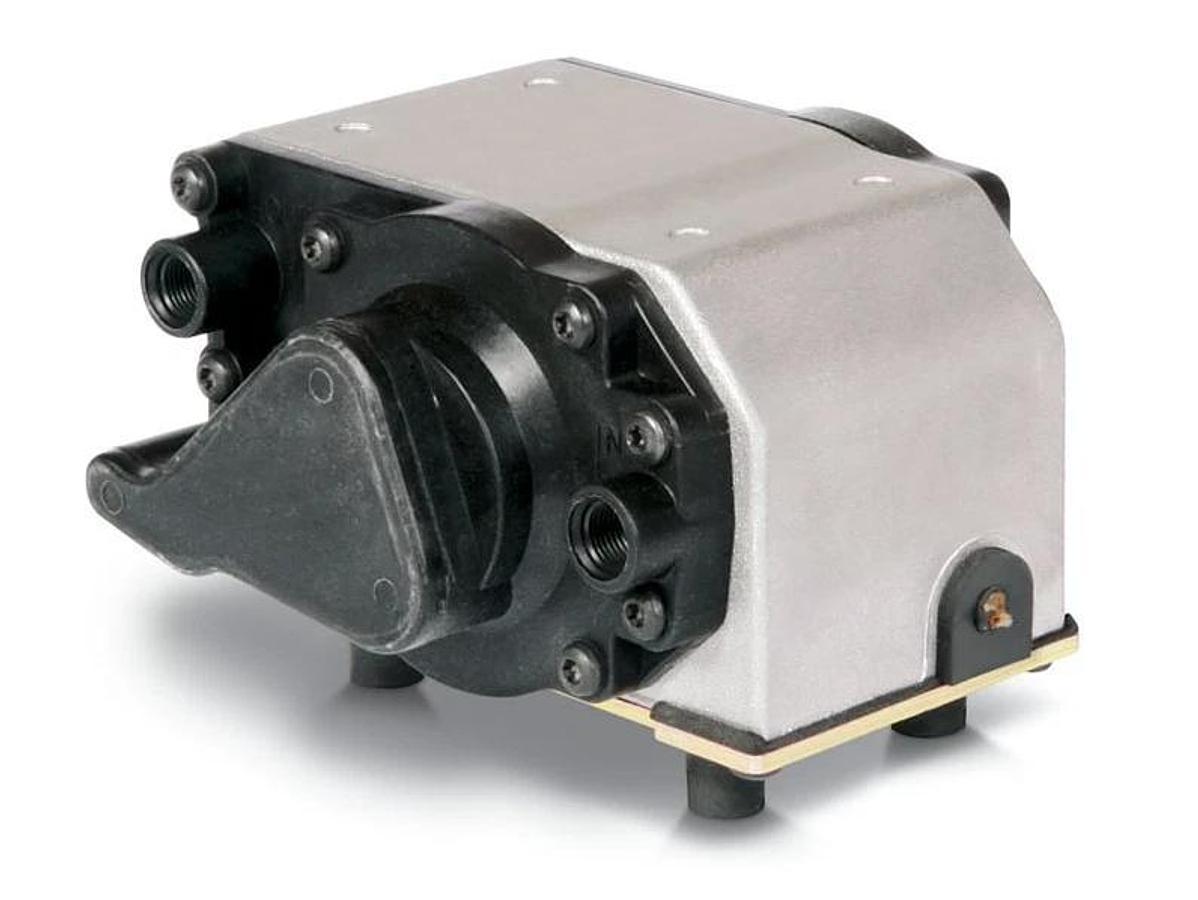 Used Thomas Model: 6025SE/12VDC P/N: 150112 Linear Diaphragm Compressor / Vacuum Pump