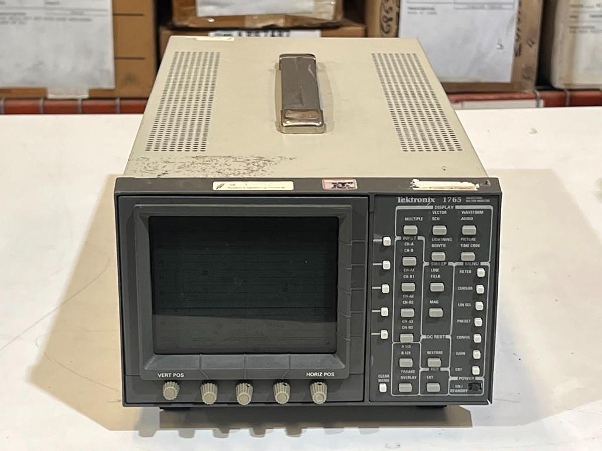 Used Tektronix Model 1765 Waveform / Vector Monitor - NTSC Video - AS-IS