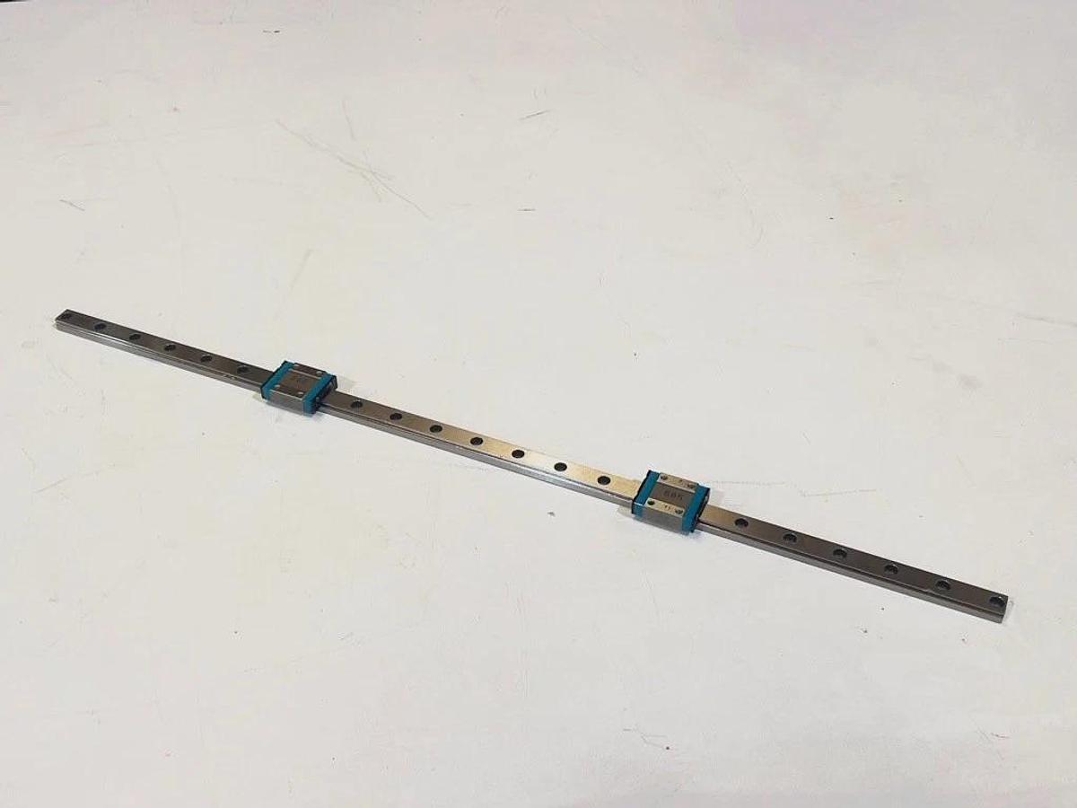 IKO C-Lube Maintenance Free Linear Way Slide 2X ML12 Slides + LWL12B Rail 560mm