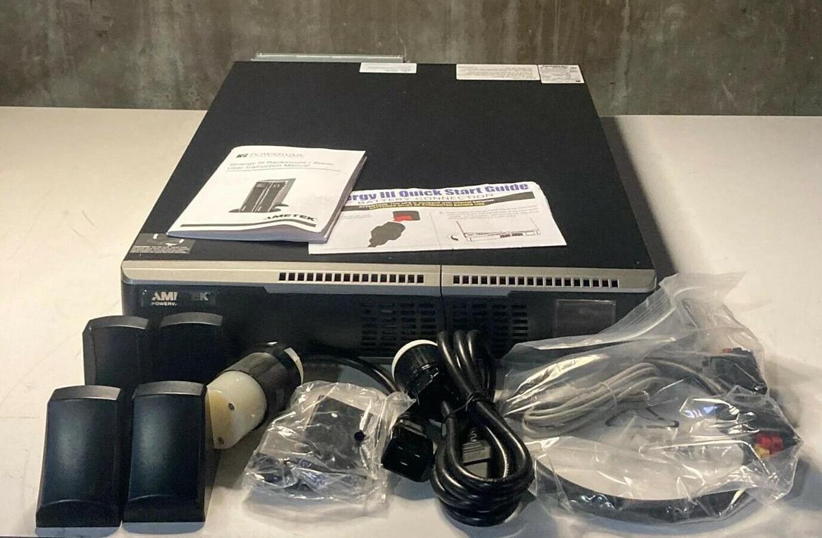 AMETEK Powervar Sinergy III ACDEF3000-22 - 200-240 V 3000 VA UPS - P/N 17302-53R