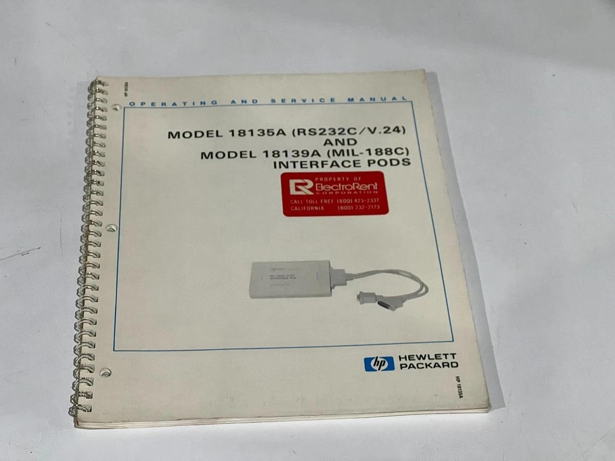 Used Lot of 14 Vintage HP Instruction / User Manuals Hewlett-Packard Agilent Keysight