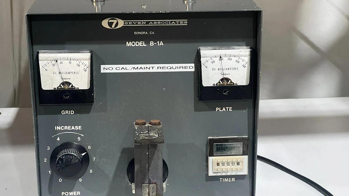 Used 7 Seven Associates Model B-1A Induction Heater Semi-Rigid Tooling Coax Soldering
