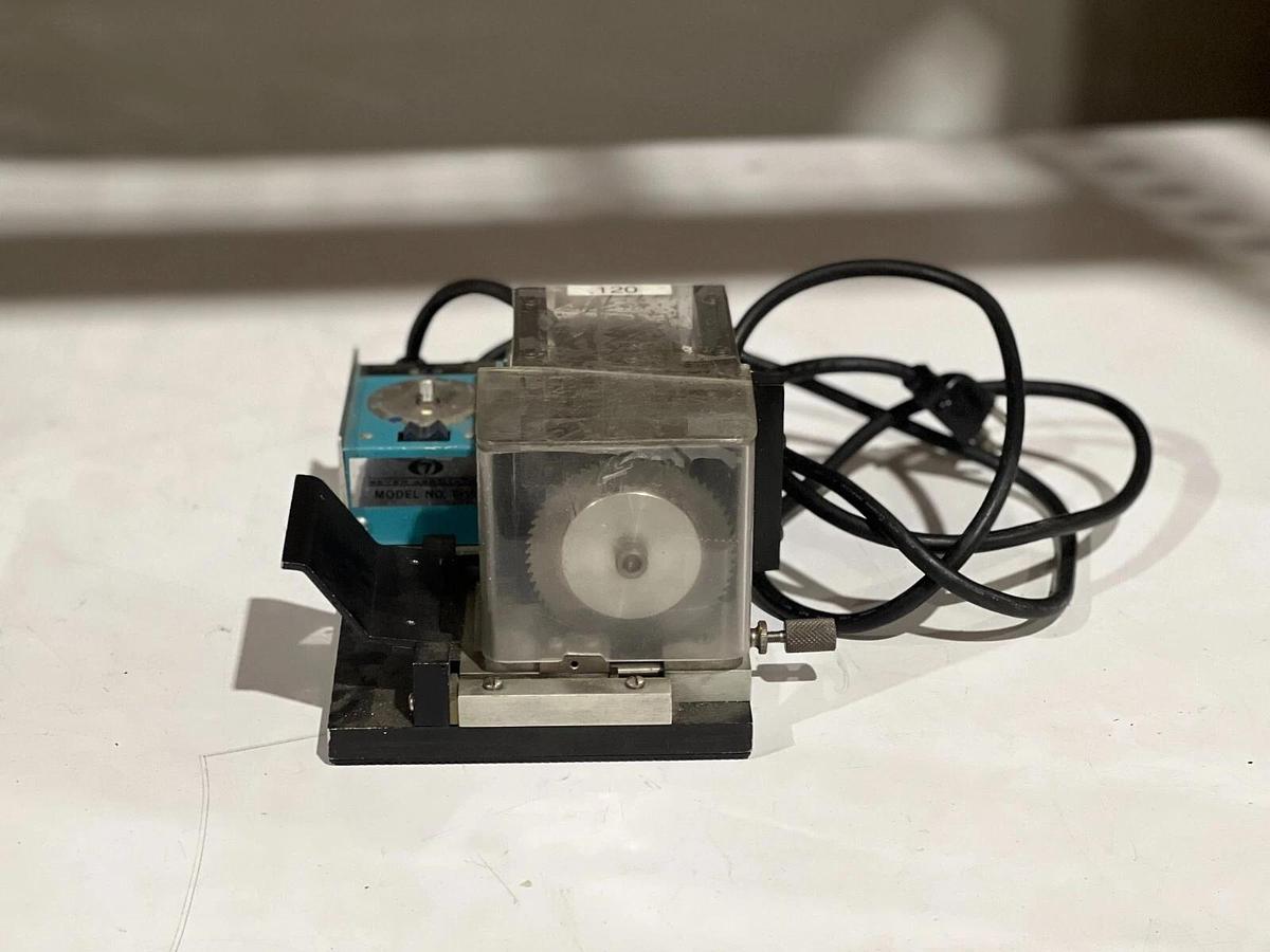 Used 7 Seven Associates Model T-510-201 Trim Saw Semi-Rigid Tooling for Coaxial Cable