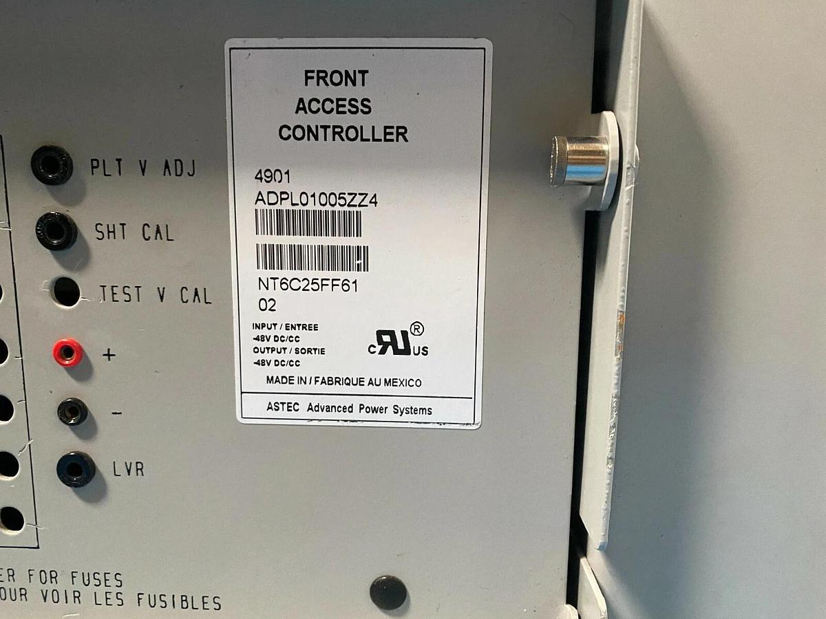 Used Astec Power Systems NT6C25FF61 Front Access Controller