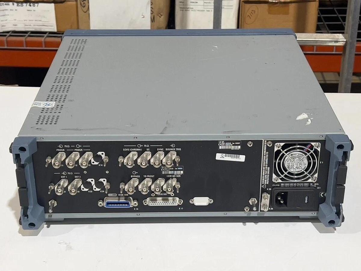 Used Rohde & Schwarz 2007.1057K02 SFF CCVS Generator + Z1 Digital Video Interface