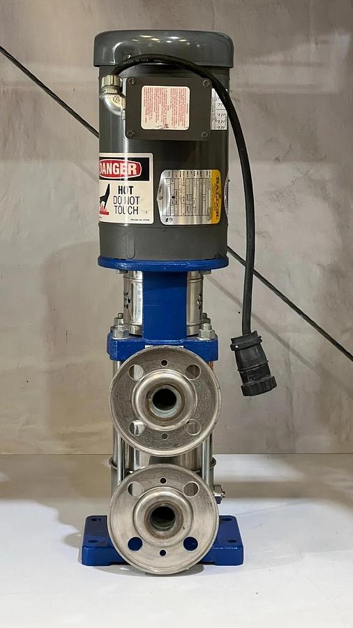 Used Goulds Pumps ITT G&L SSV 2SVC1G5EO 2 HP 3500 RPM - Baldor VM3555 35A13-672 Motor