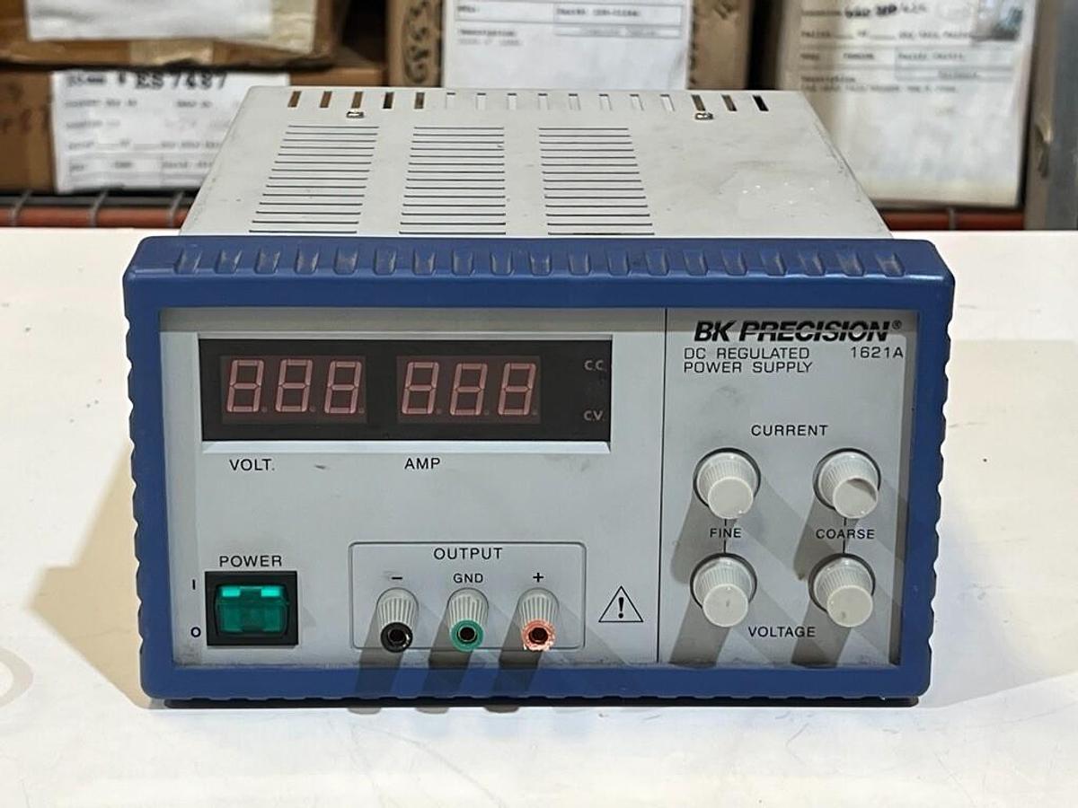 Used BK Precision Model 1621A - Adjustable DC Regulated Power Supply 0-18 V, 0-5 A