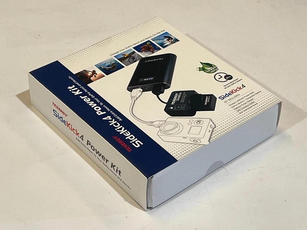 Lot of 8 Tenergy 59026 SideKick4 Power Kit USB Power Pack + GoPro Accessories