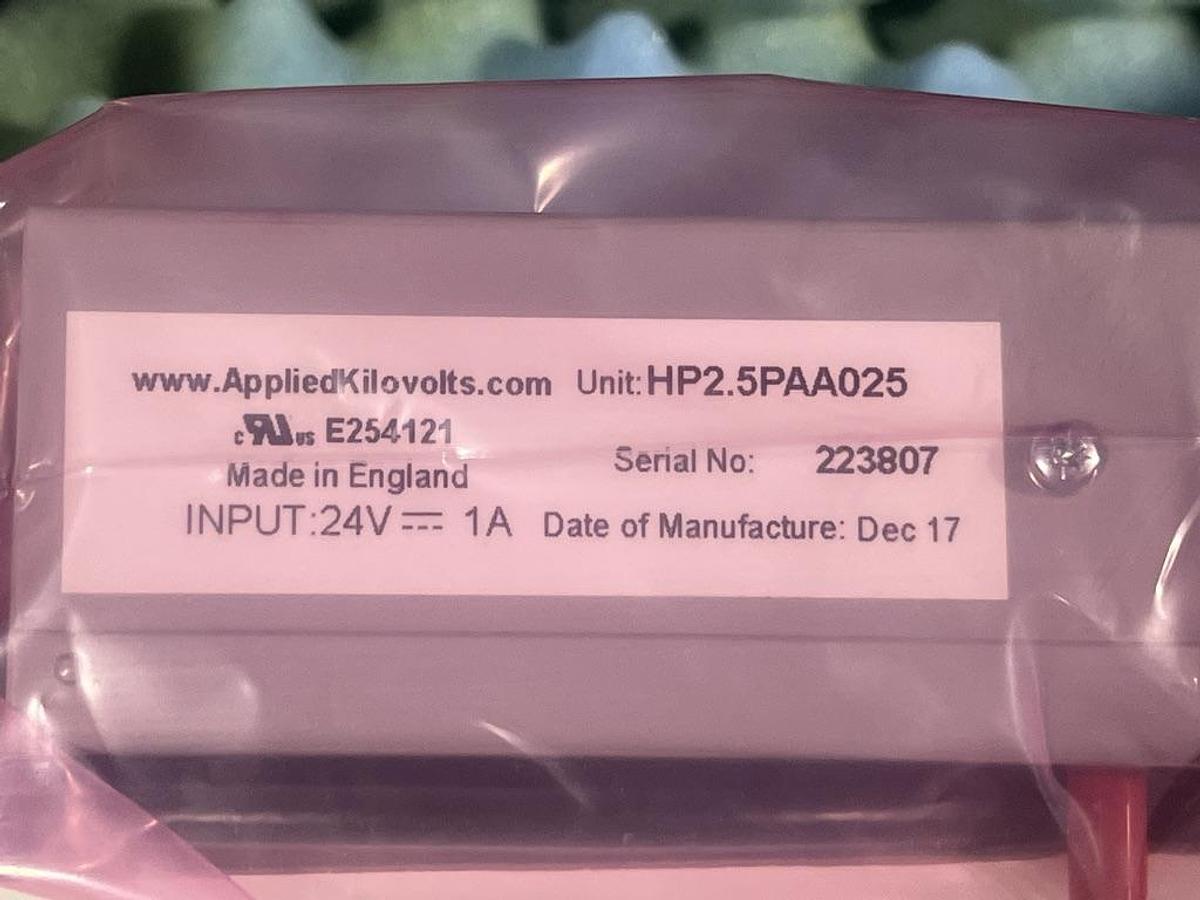 Applied Kilovolts HP2.5PAA025 10V to 2.5kV HV DC Module