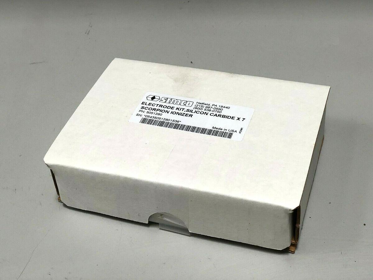 Used Simco 5051280 Electrode Kit, Silicon Carbide X7 Scorpion Ionizer