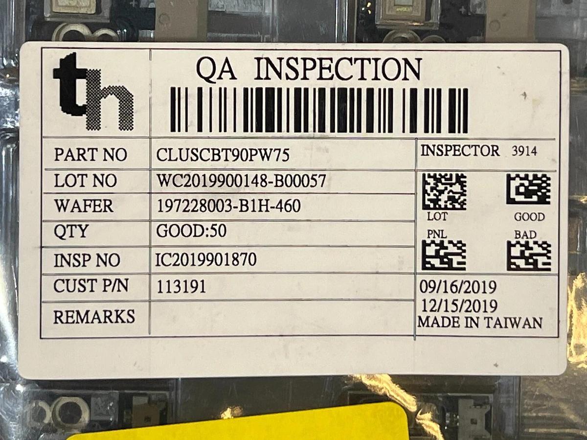 Used Luminus Devices CBT-90 Series 65 Watt Blue LED Module CLUSCBT90PW75