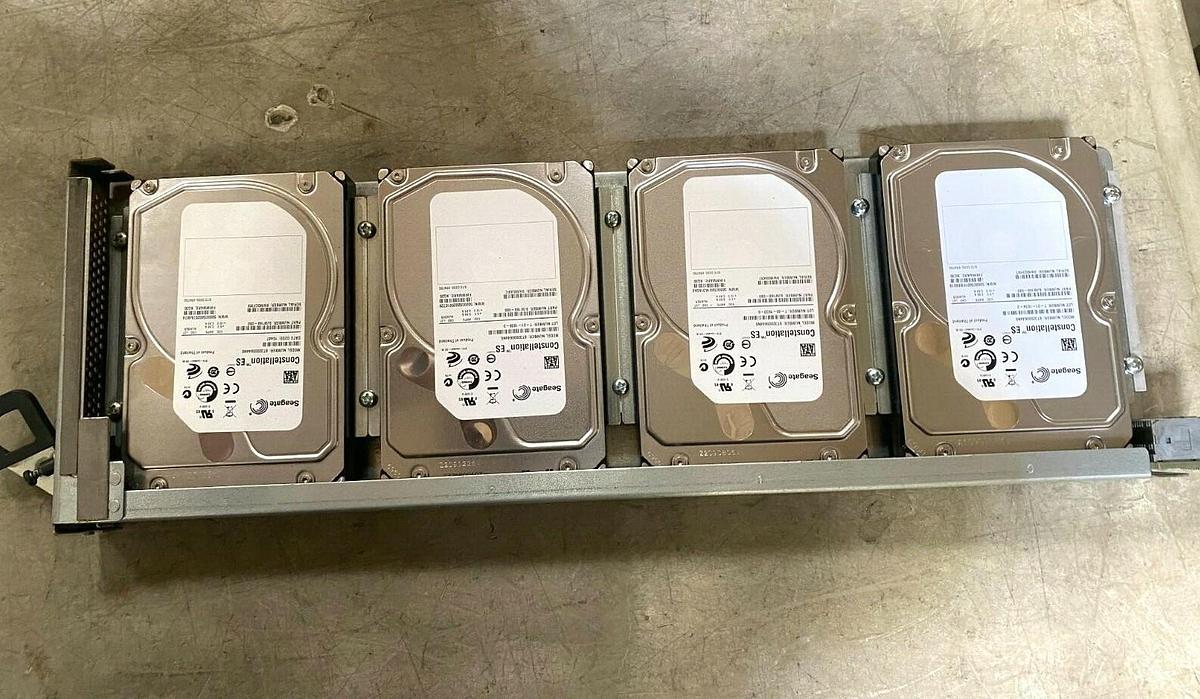 Used HP 3PAR Drive Sled P/N 970-200078/2.0TB 4X 500GB HDD Hard Drives 970-200078 2TB