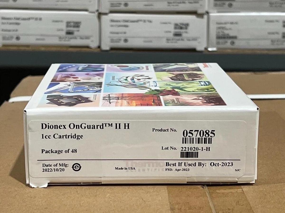 Used Lot of 3 Thermo Scientific 057085 Dionex OnGuard II H Cartridge 1cc (48 Pack)